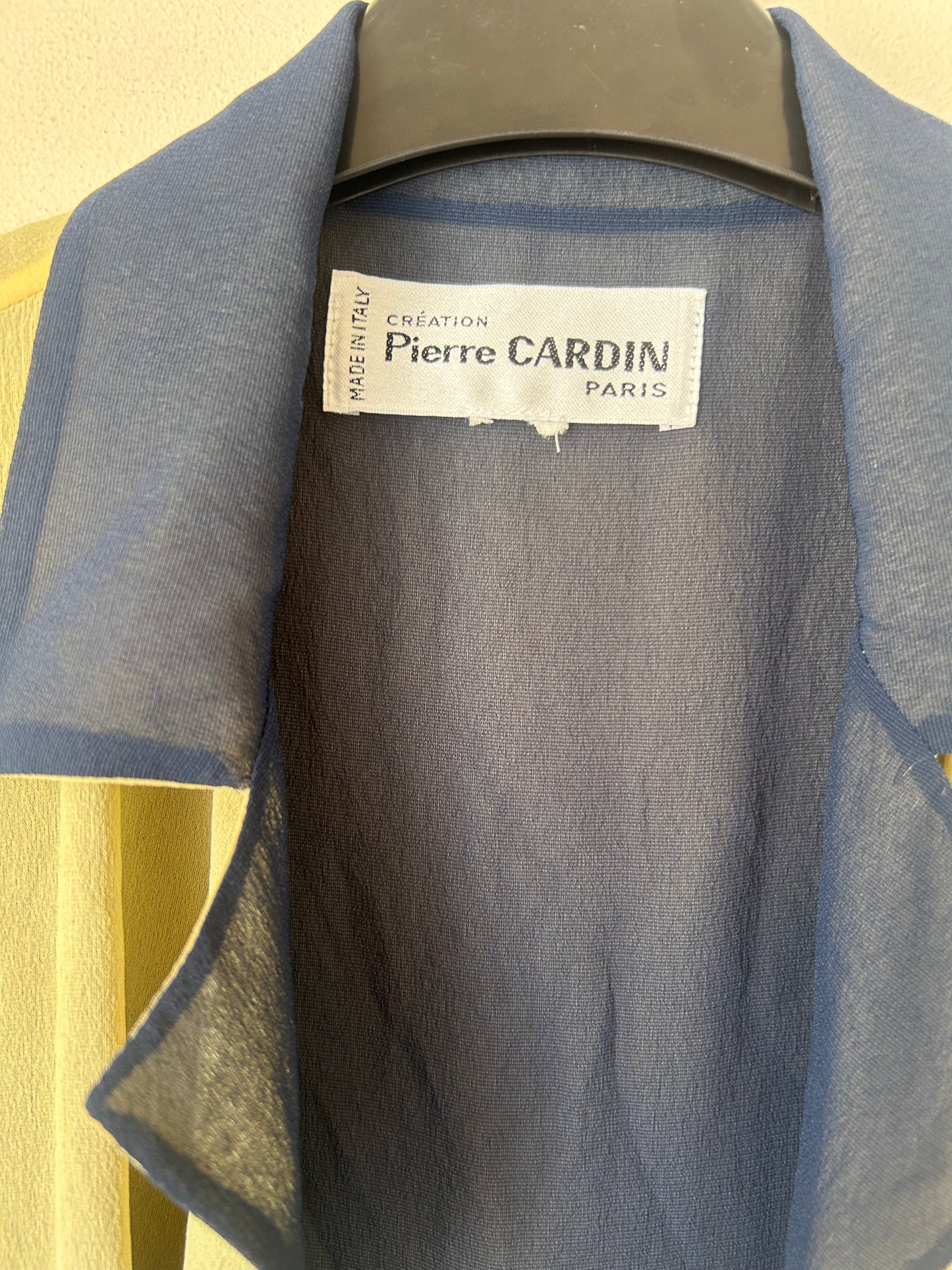 Pierre Cardin Paris Vintage Acetate/Silk Ladies Over-shirt, Size M