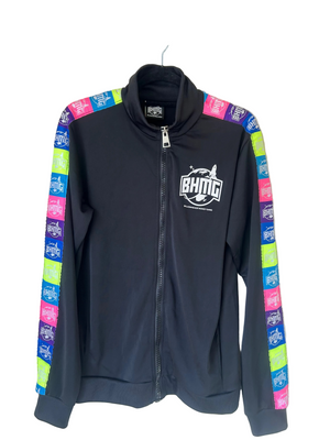 BHMG Unisex Logo Pattern Track Top, Size L