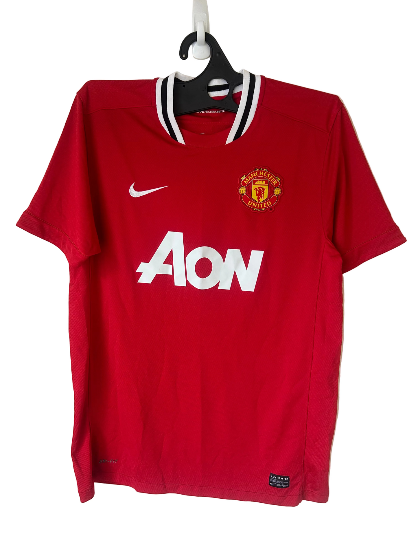 2011-12 Man Utd Home Football Shirt, by Nike, Size L