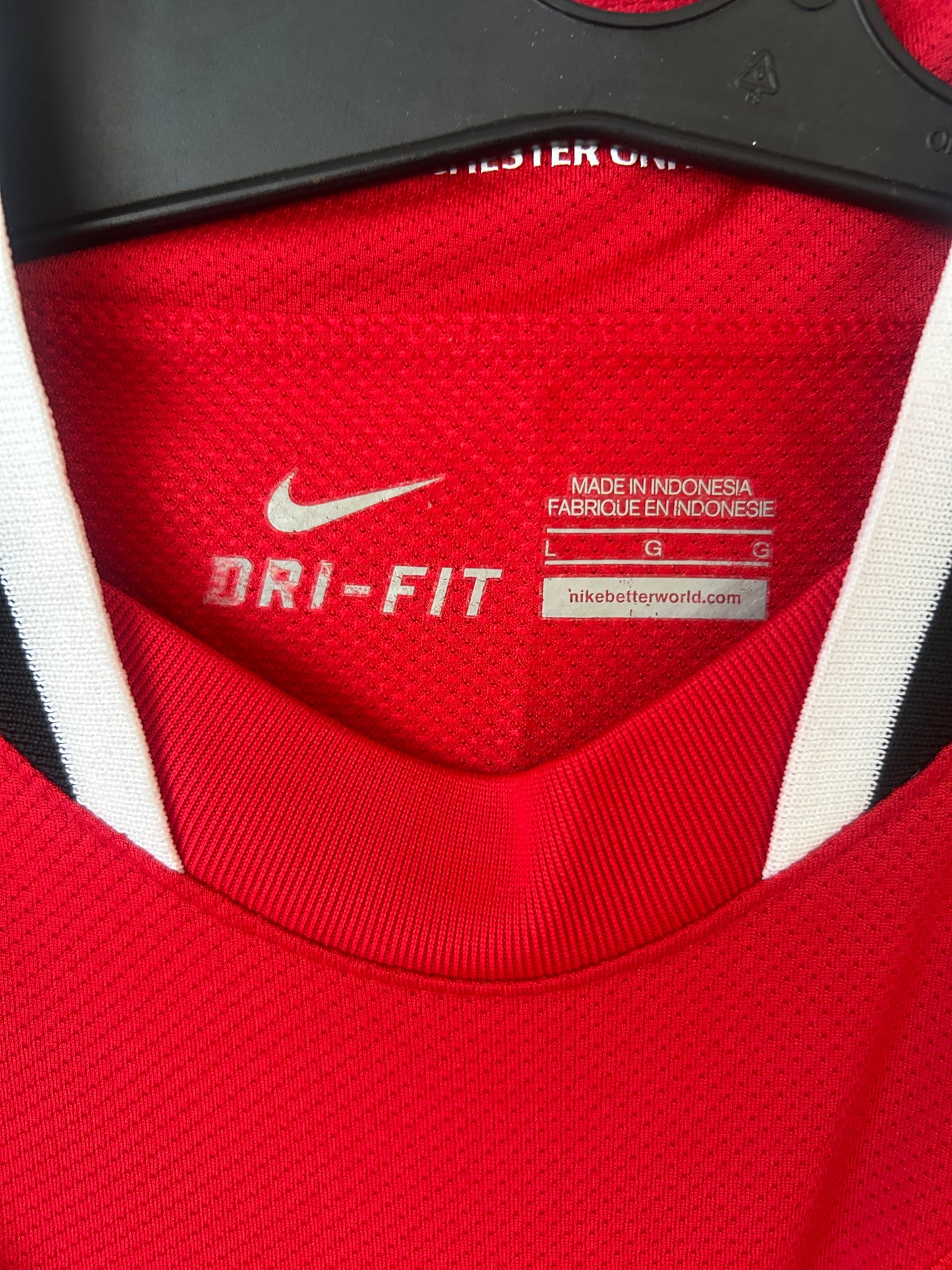 2011-12 Man Utd Home Football Shirt, by Nike, Size L
