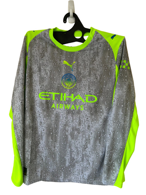 2025/26 Man City Long-sleeve Away Football Shirt, by Puma, Size L