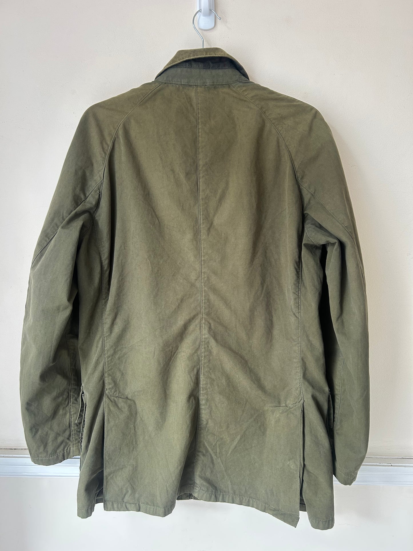 Barbour Ashby Casual Cotton Jacket, Olive, Mens Size S