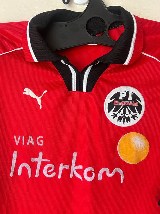 1998-00 Eintracht Frankfurt Home Centenary Football Shirt by Puma, XXL