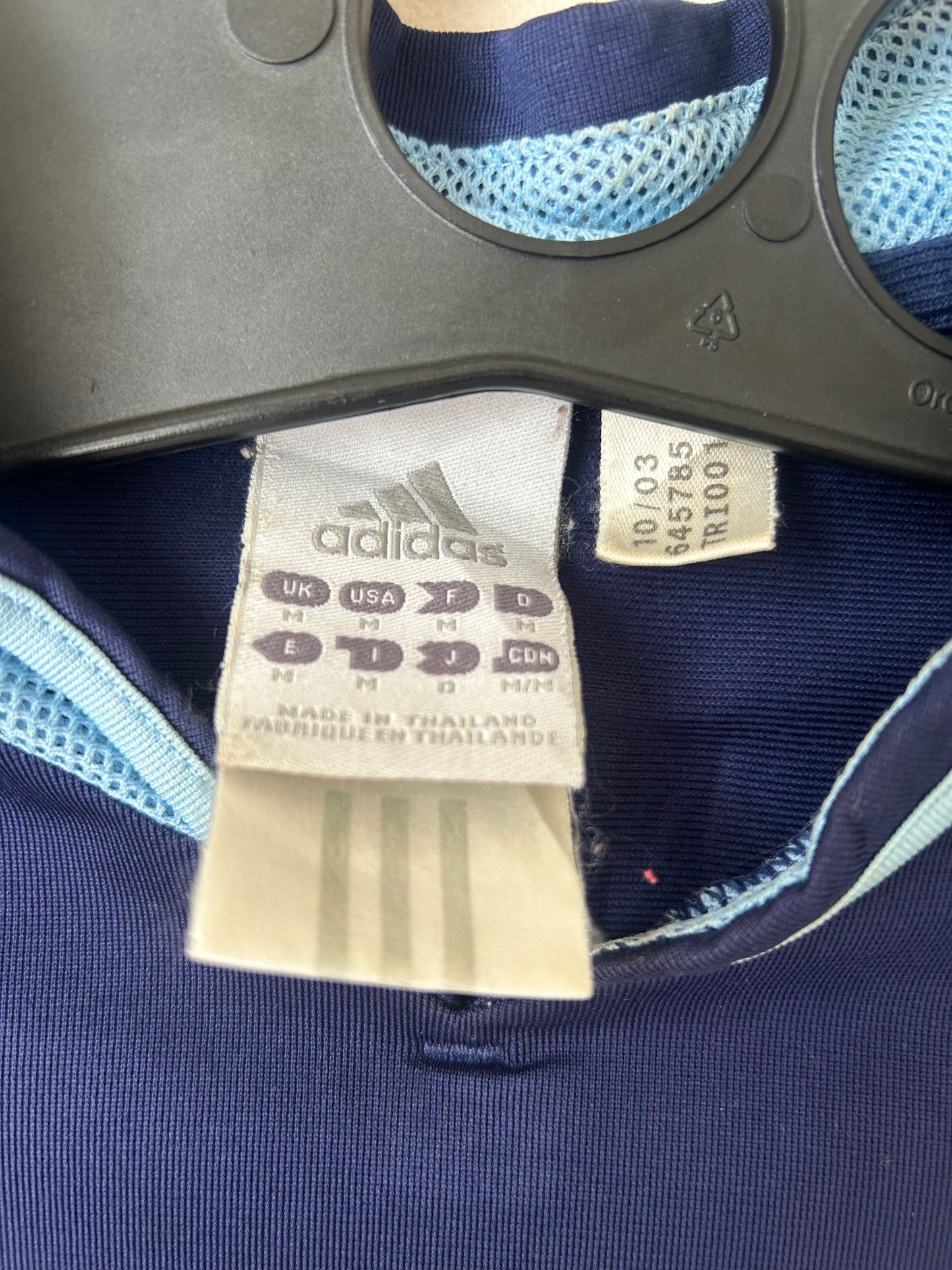 2004/2005 Argentina Away Shirt by Adidas, #11 Tevez, Size M