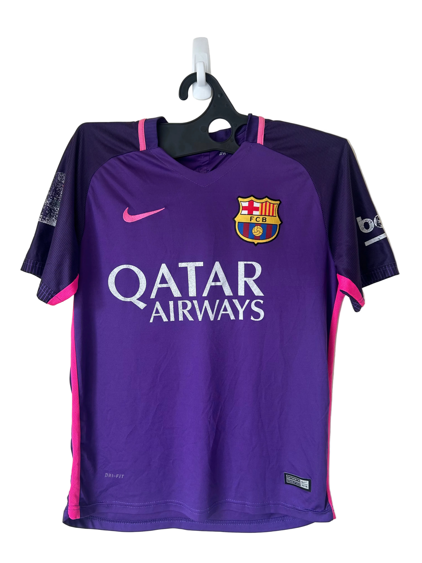 2016-17 FC Barcelona Away Football Shirt by Nike, #10 Messi, Size S, RARE