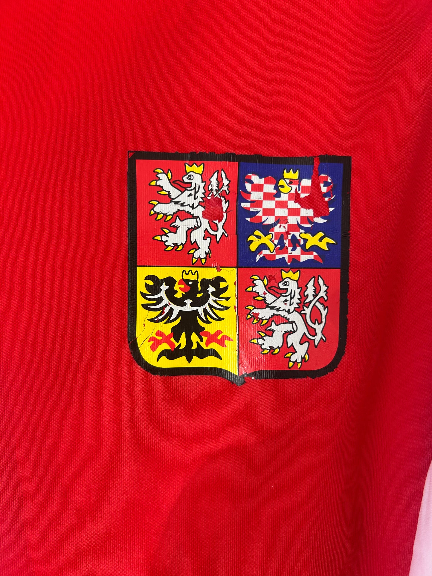 2003-2005 Czech Republic Home Football Shirt by Puma, #15 Baros, Size XXL