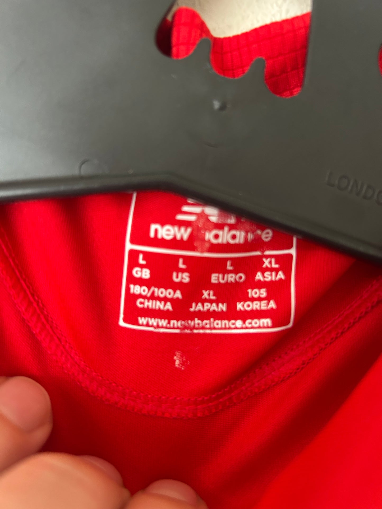 2015/16 Liverpool Home Football Shirt by New Balance, Size L