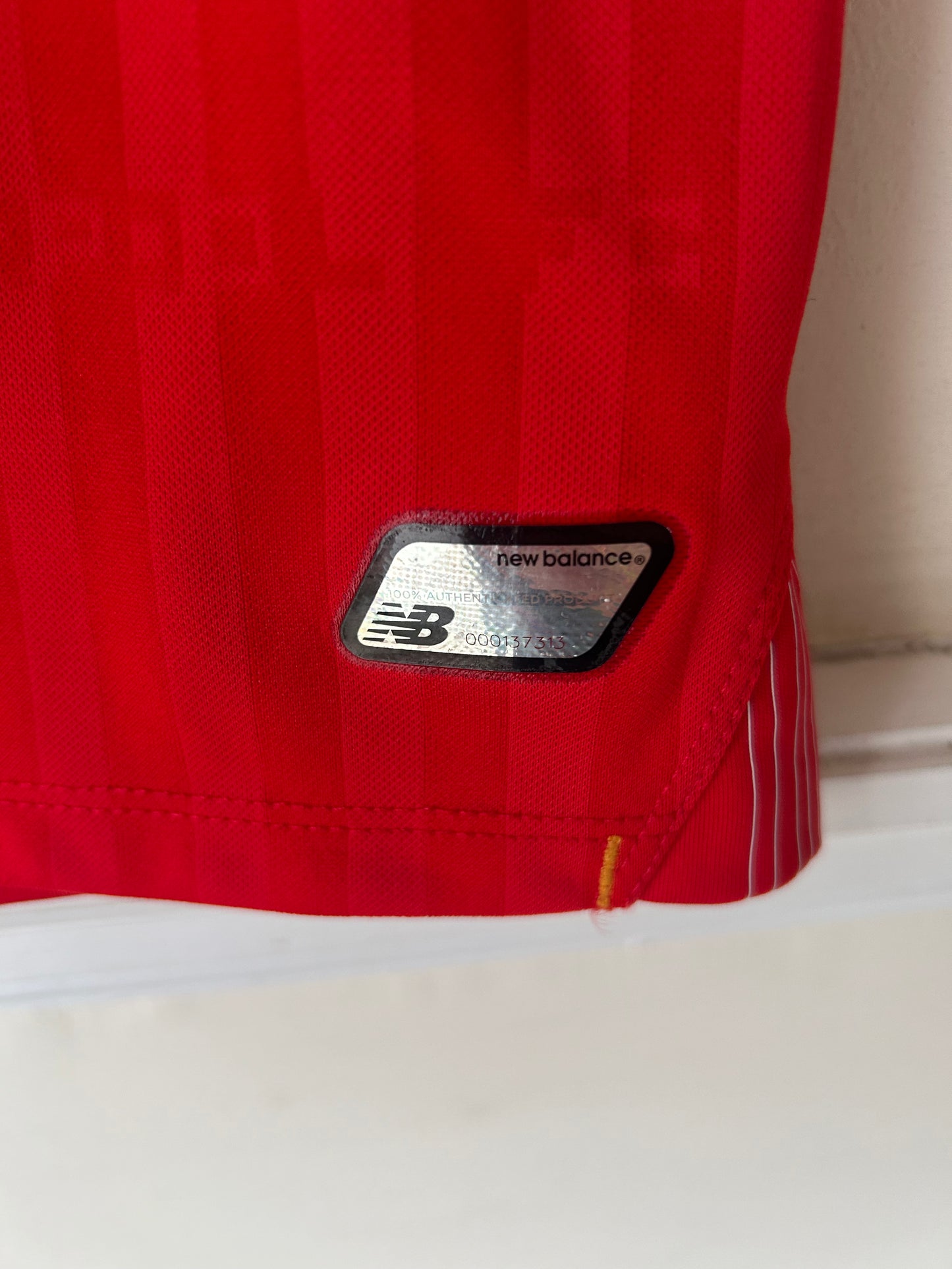2015/16 Liverpool Home Football Shirt by New Balance, Size L