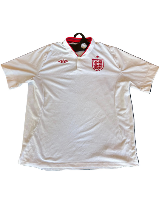 2012-2013 England Home Football Shirt by Umbro, Size 52” XXXL