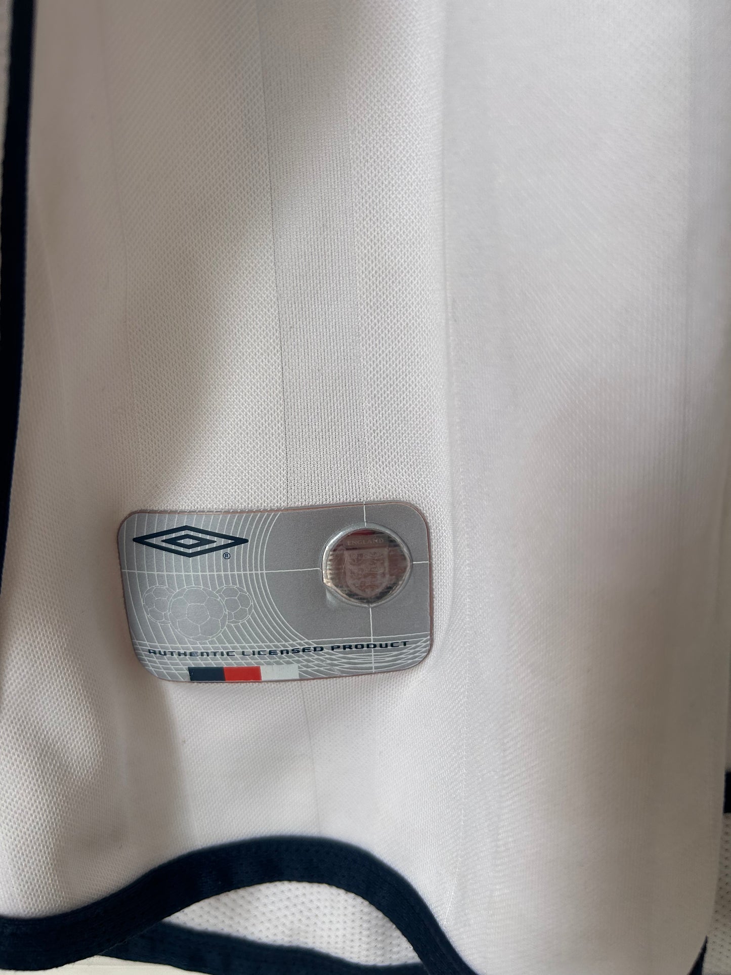 2001-2003 England Home Football Shirt by Umbro, Size XXL