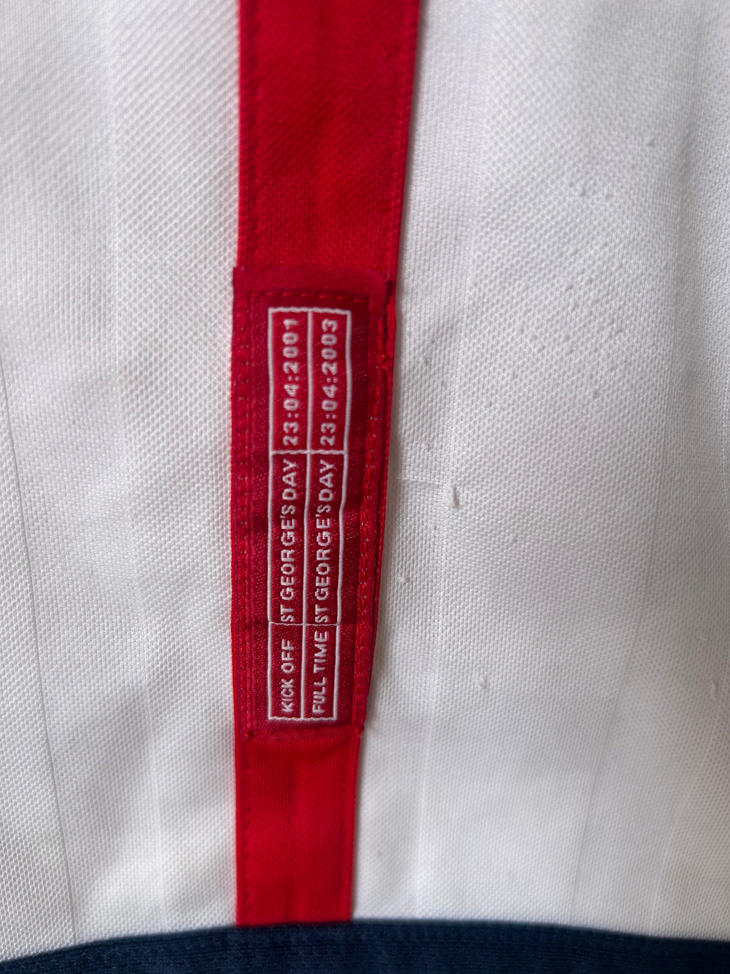 2001-2003 England Home Football Shirt by Umbro, Size XXL
