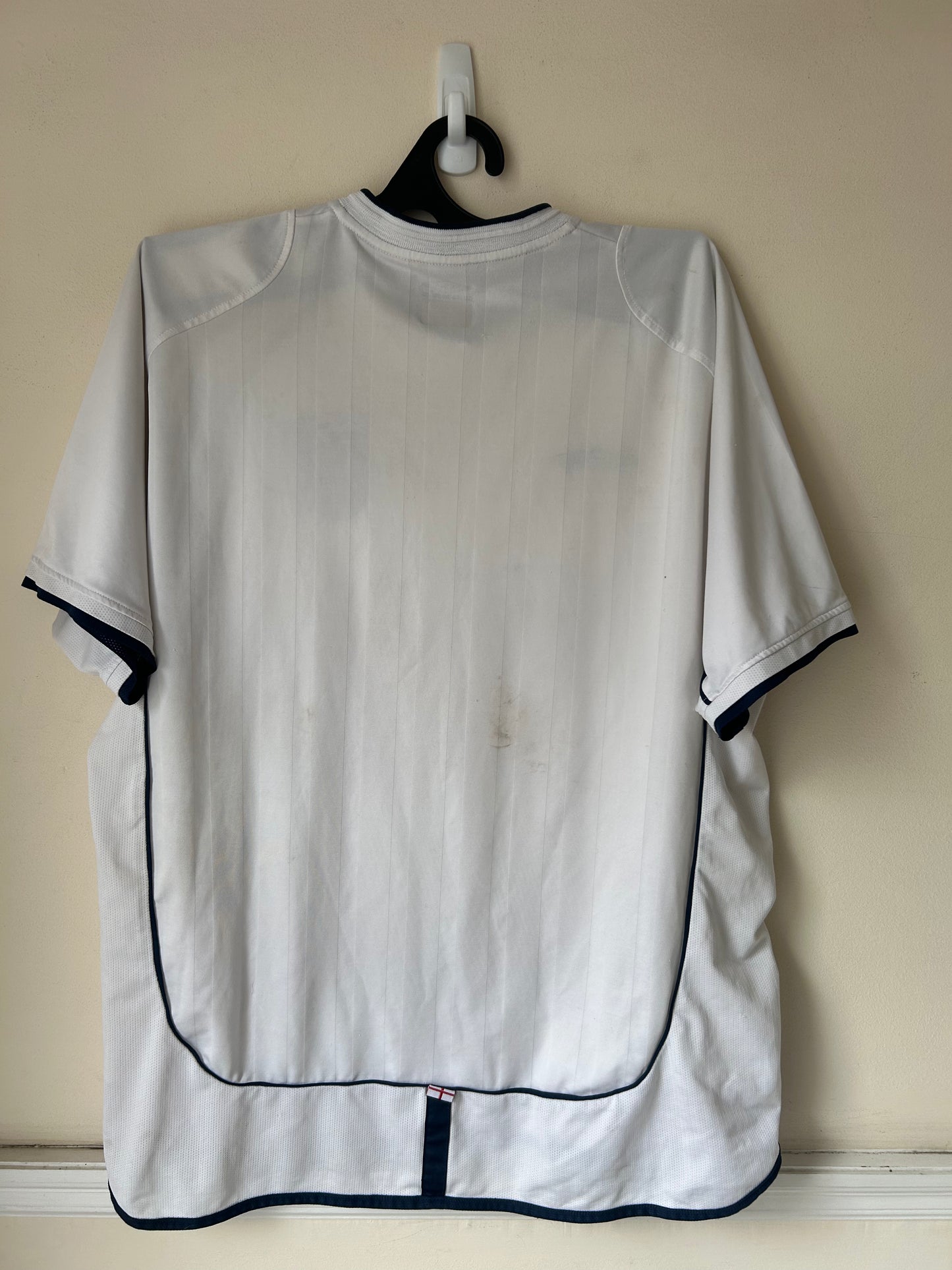 2001-2003 England Home Football Shirt by Umbro, Size XXL