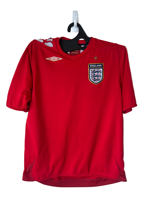 2006-2008 England Away Football Shirt by Umbro, Size L