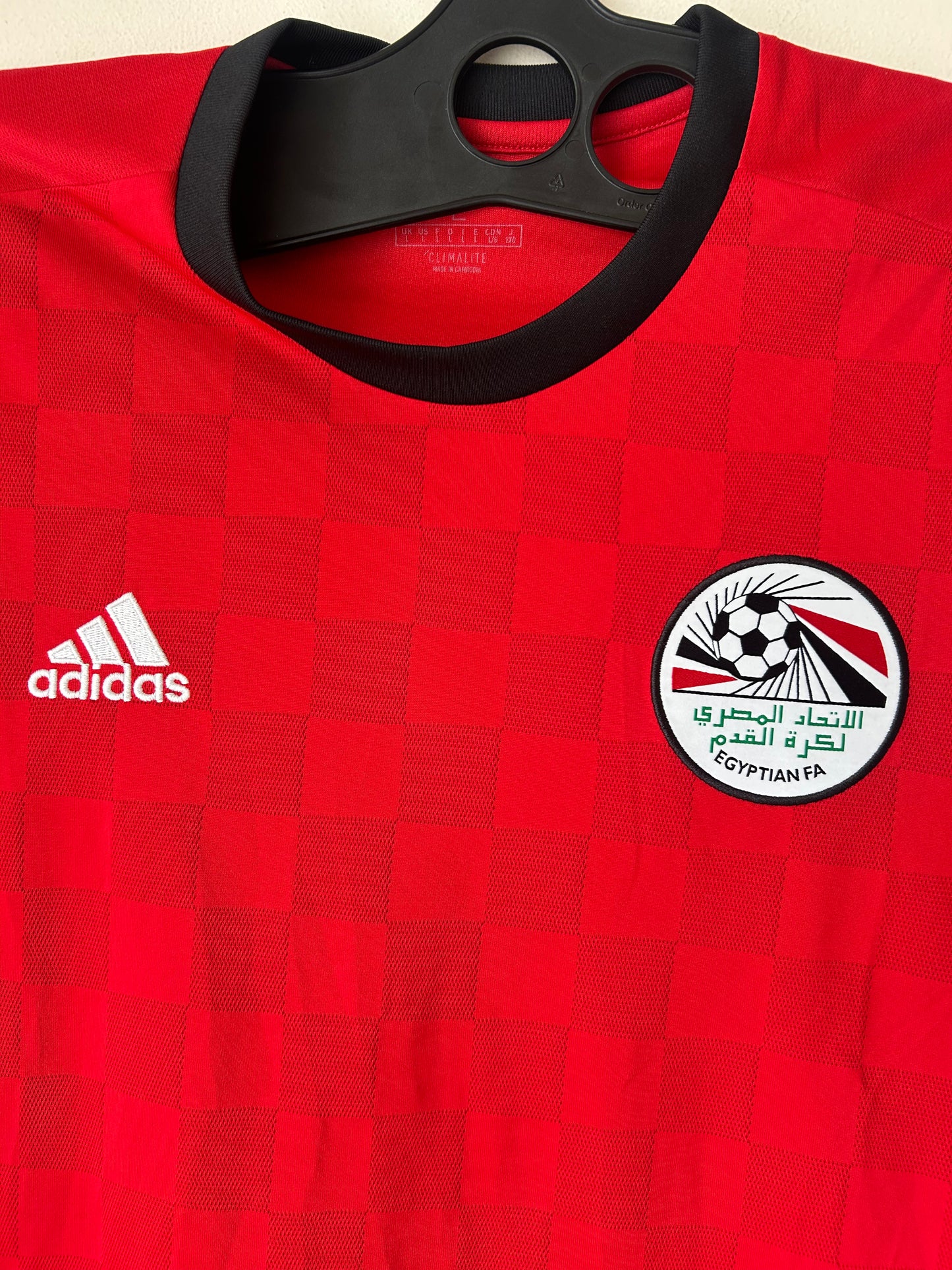 2018-2019 Egypt Home Football Shirt by Adidas, Size L