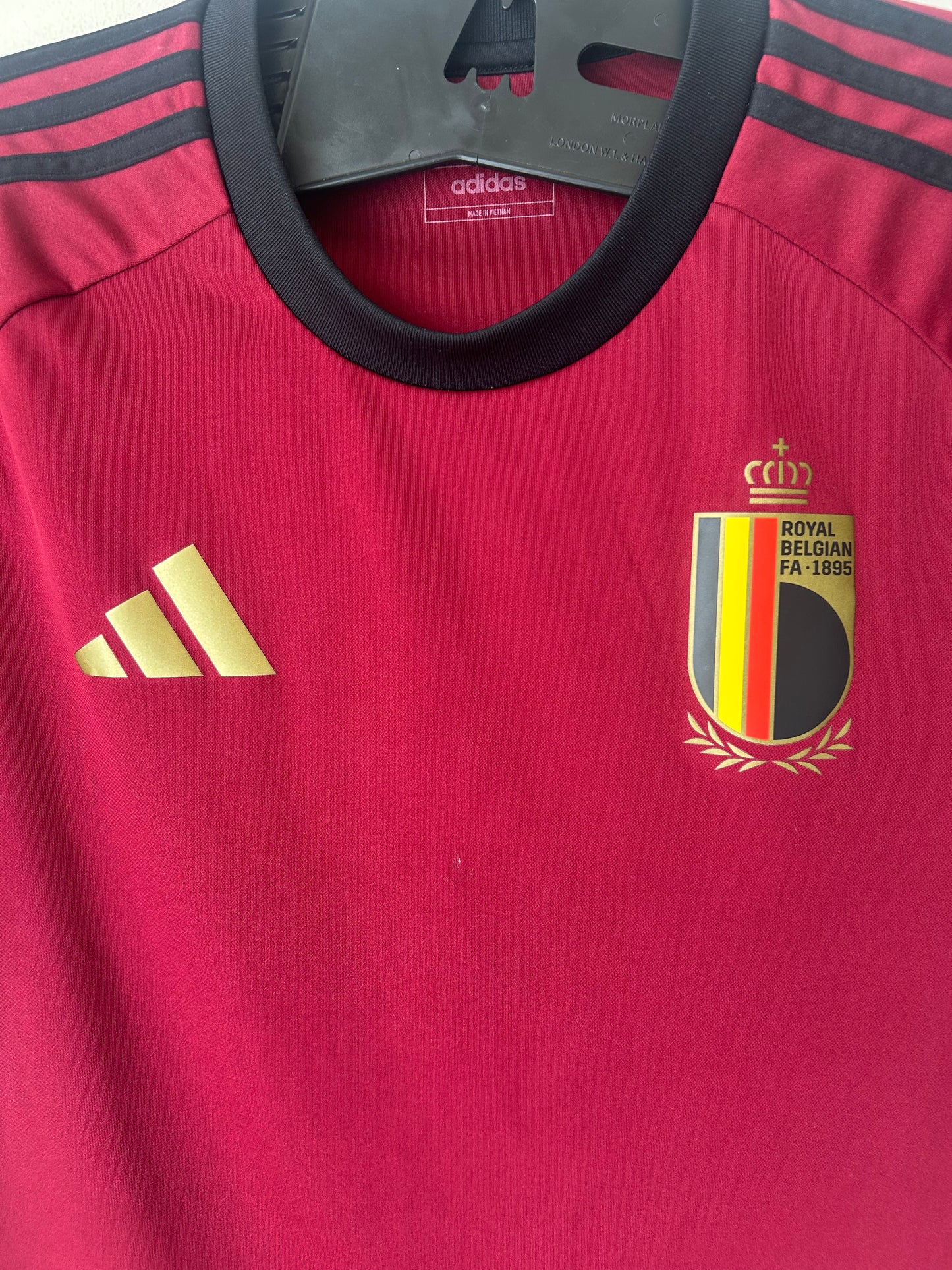 2024-2025 Belgium Home Football Shirt by Adidas, Size L