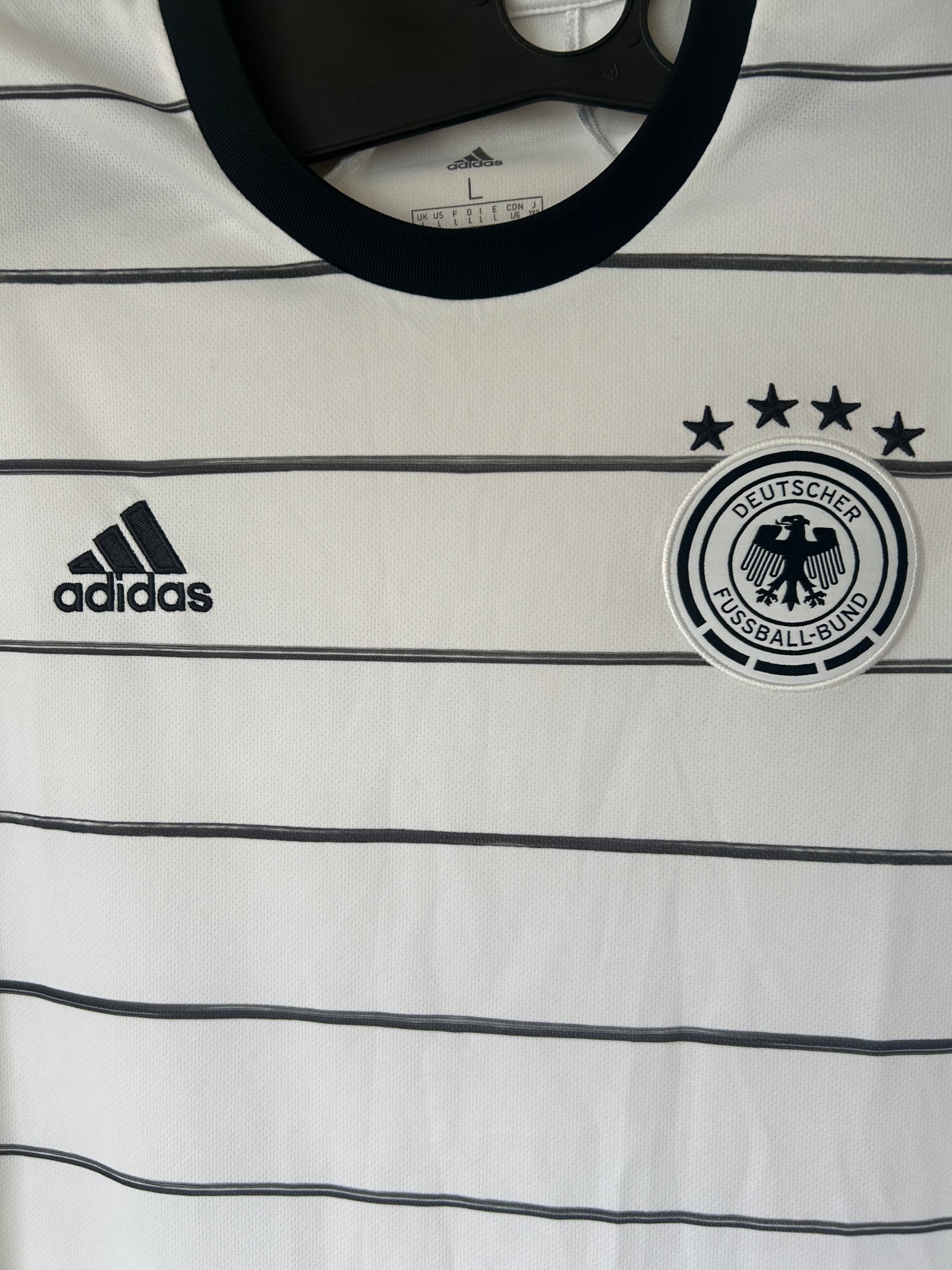 2020-2021 Germany Home Football Shirt by Adidas, Size L