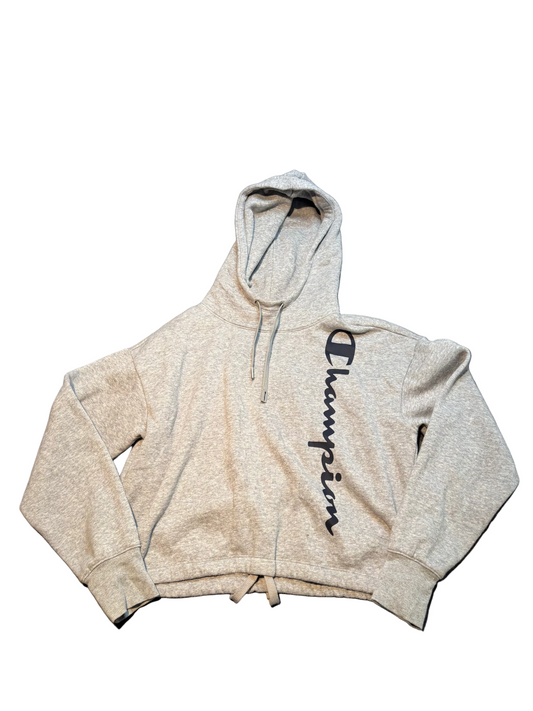 Champion Cropped Loose Fit Hoodie, S