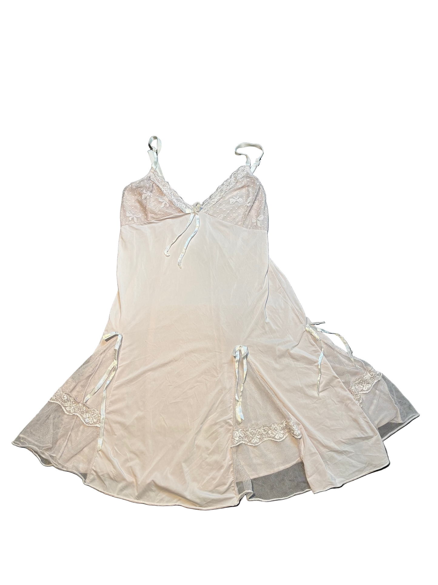 Coquette Bow Slip Dress, XS/S