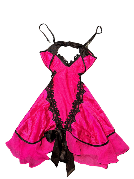 Ladies Y2K Pink Dress, S