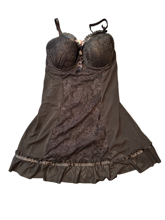 Ladies Y2K Lace Cami Top, L