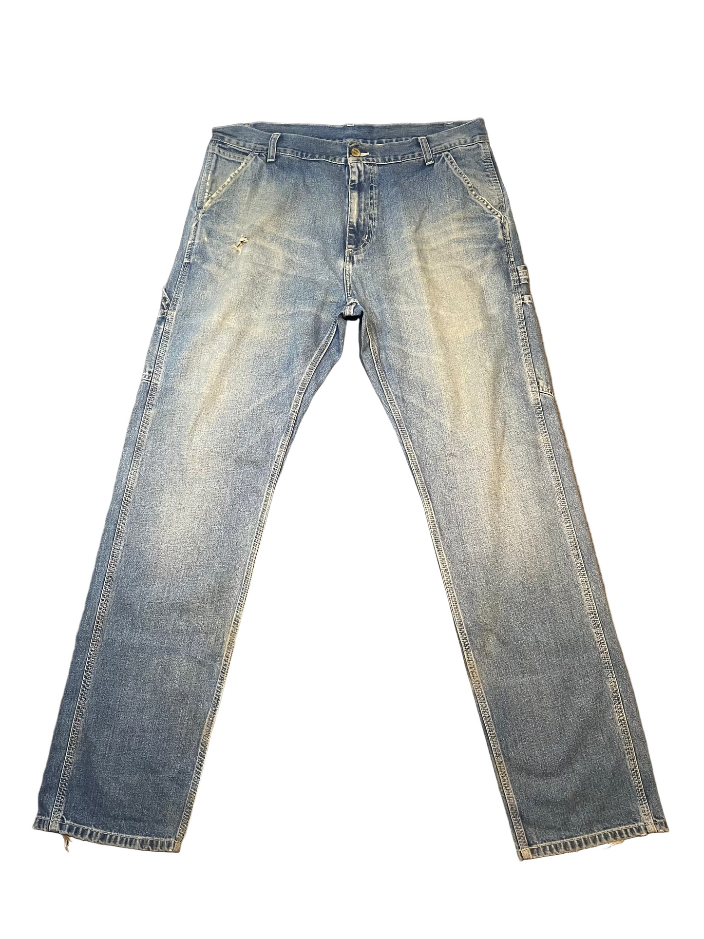 Carhartt Blue Vintage Denim Jeans, 33W 34L