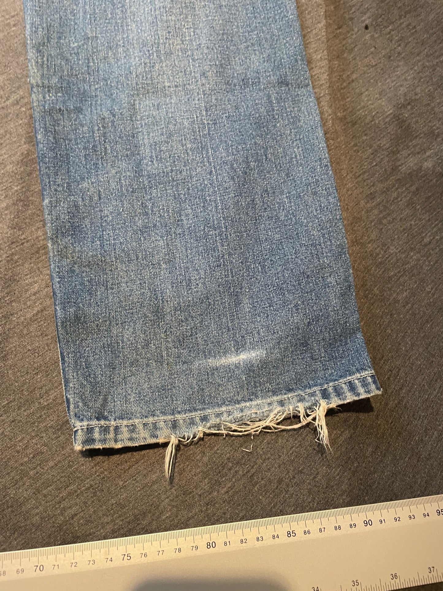 Carhartt Blue Vintage Denim Jeans, 33W 34L