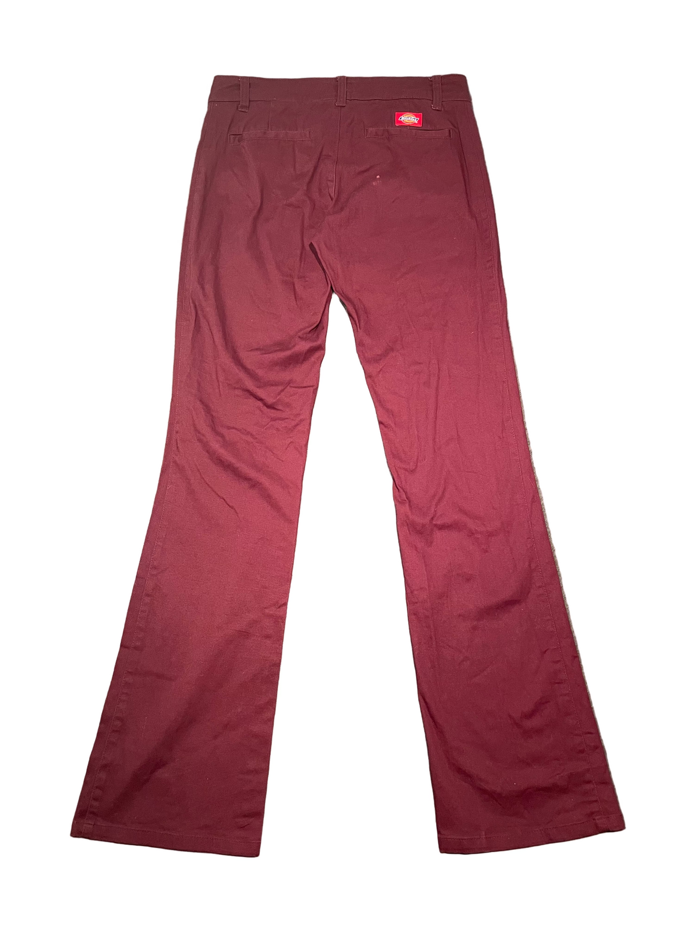 Dickies Red Bootcut Chinos, W29 L32