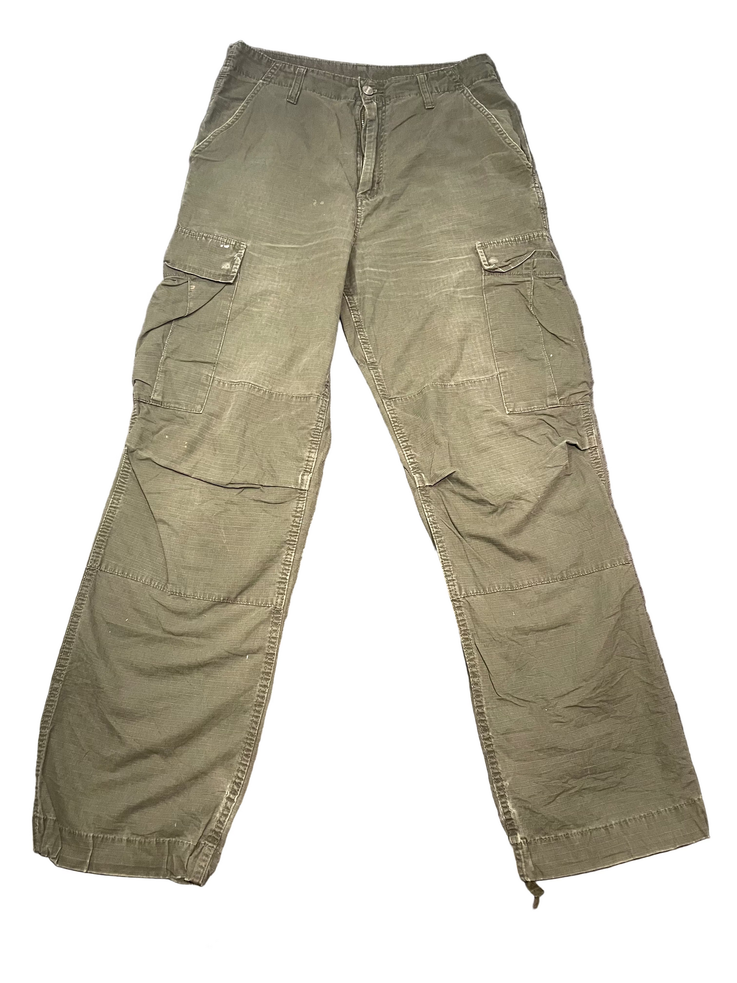 Carhartt Green Double Knee Cargo, W30 L30