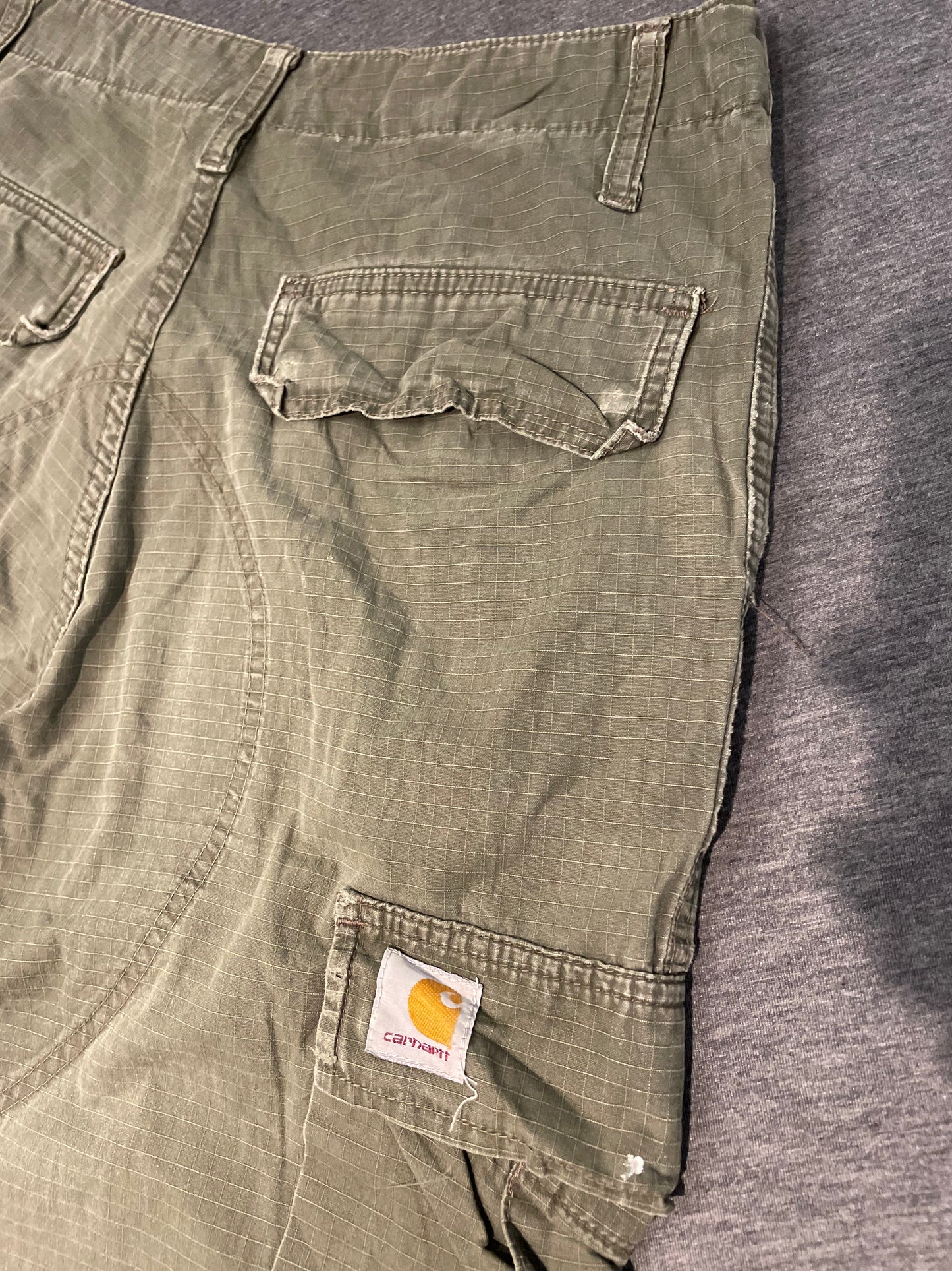 Carhartt Green Double Knee Cargo, W30 L30