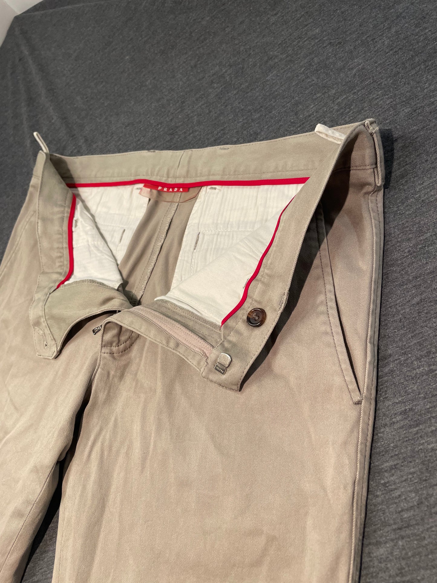 Prada Sport Trousers, Cream, W34 L27 RARE