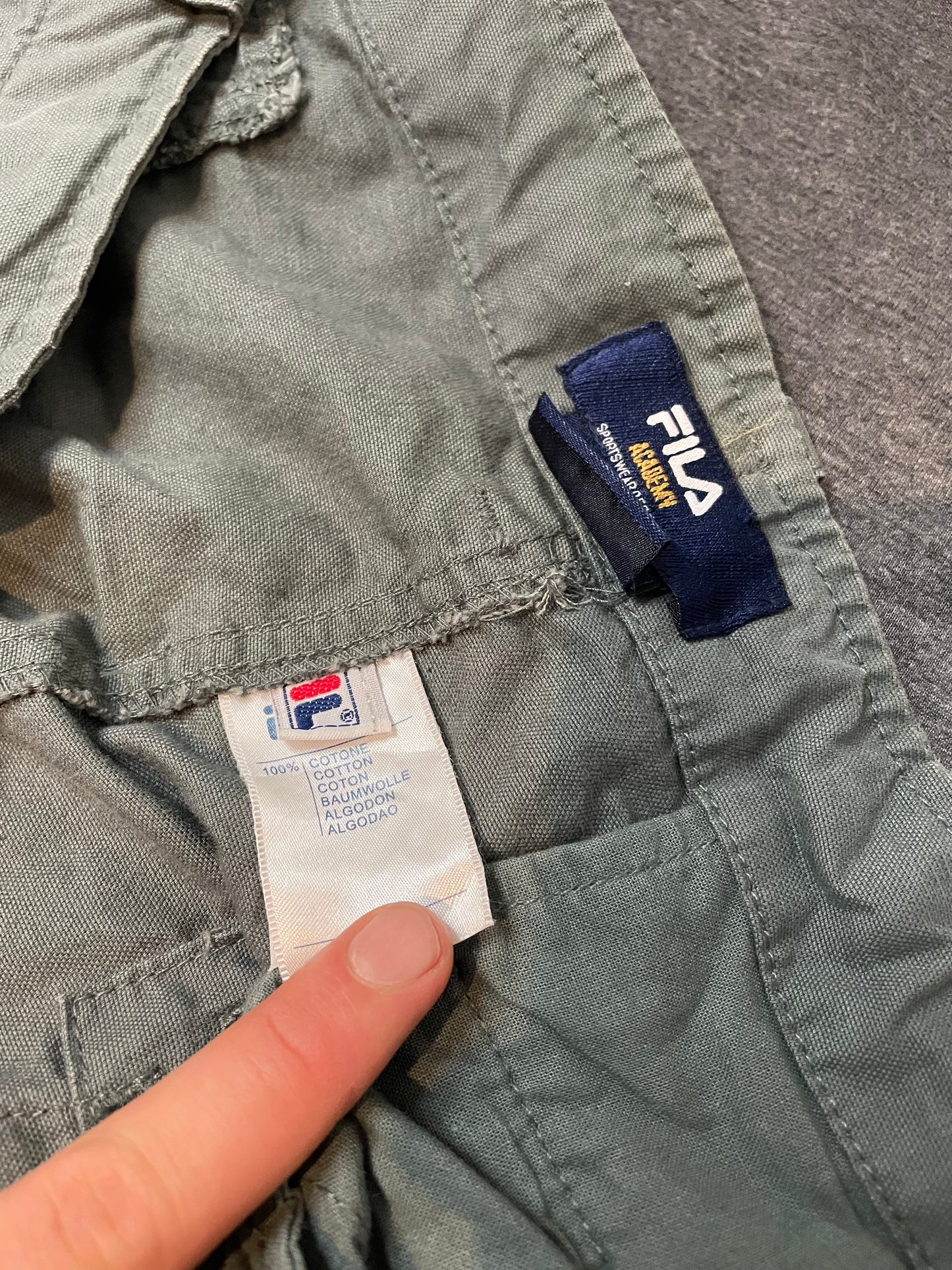 Fila Academy Technical Cargo Plus Sized Trousers, W40 36