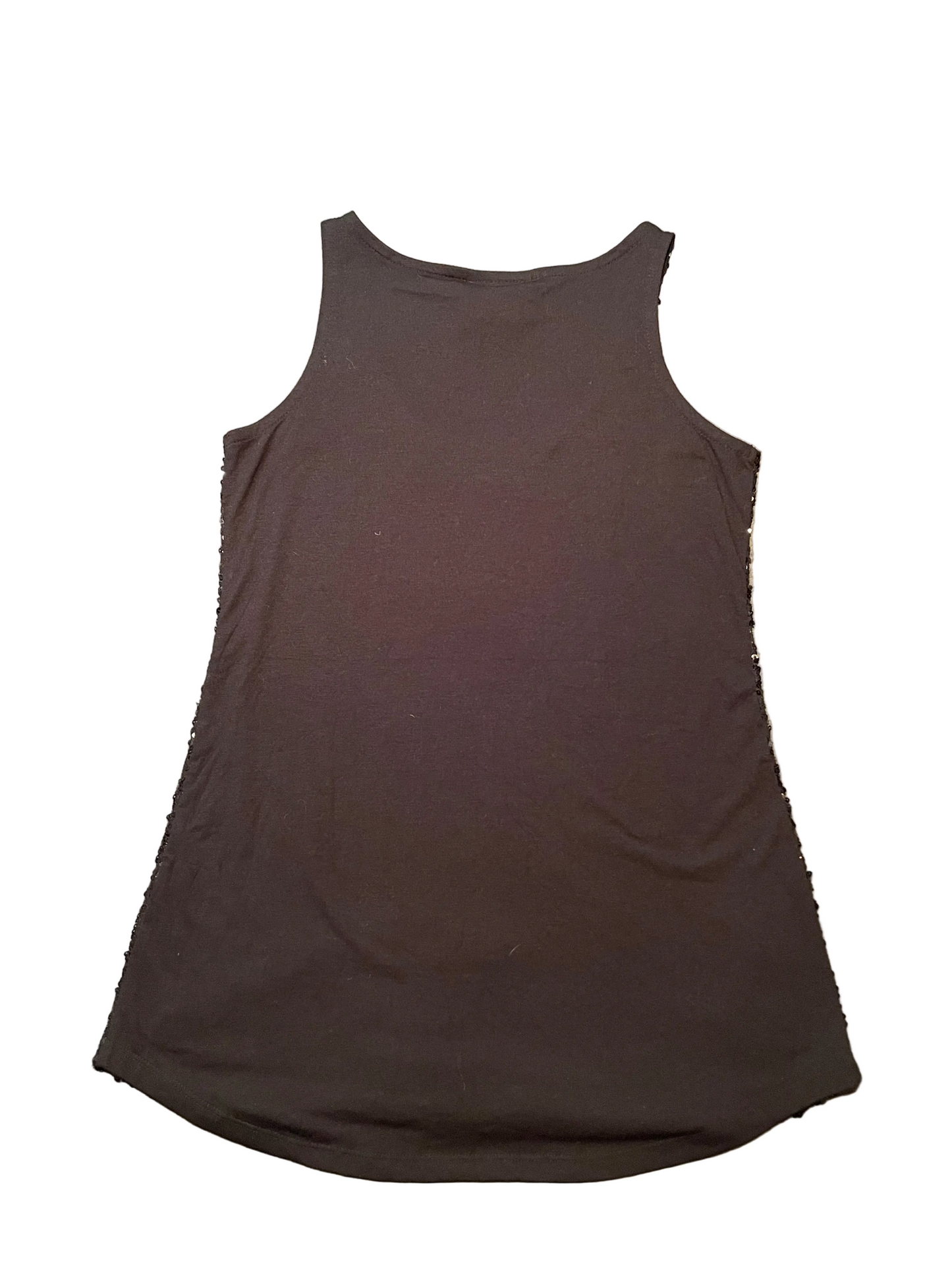 Ladies Y2K Black Sequin Cami Top, S