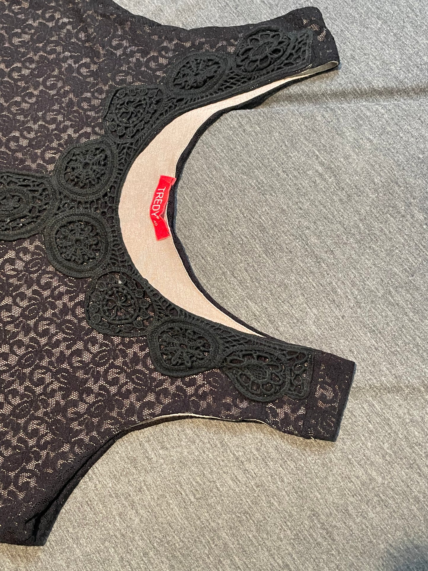 Ladies Y2K Black MIDI Dress, Size Large