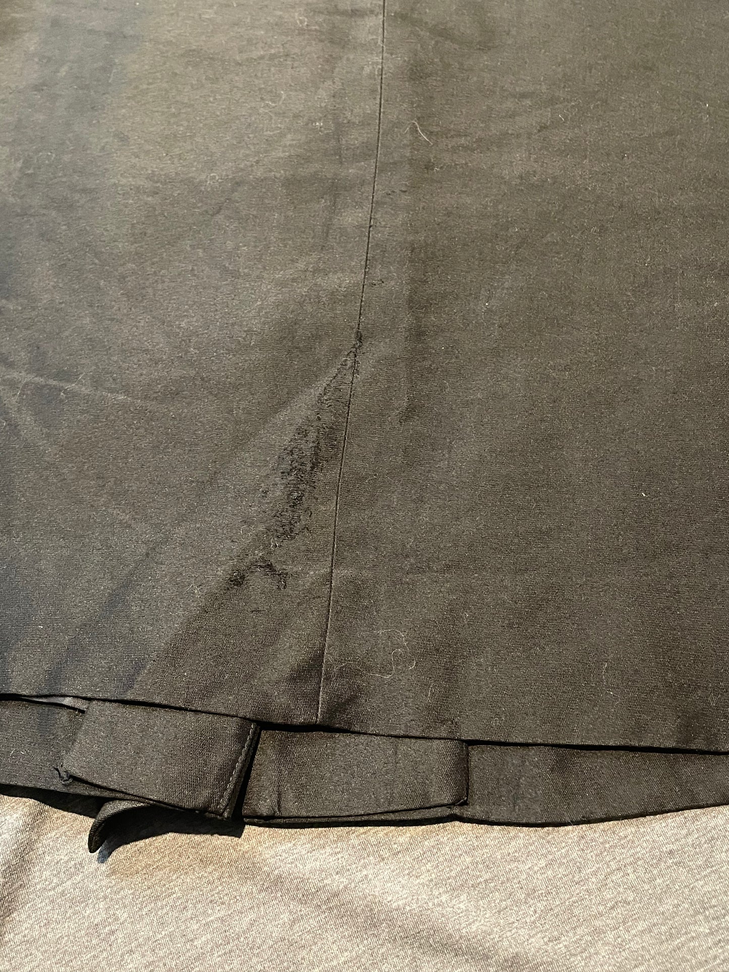 Ladies Y2K Miss Ellen Black Button Down Dress, Size 14