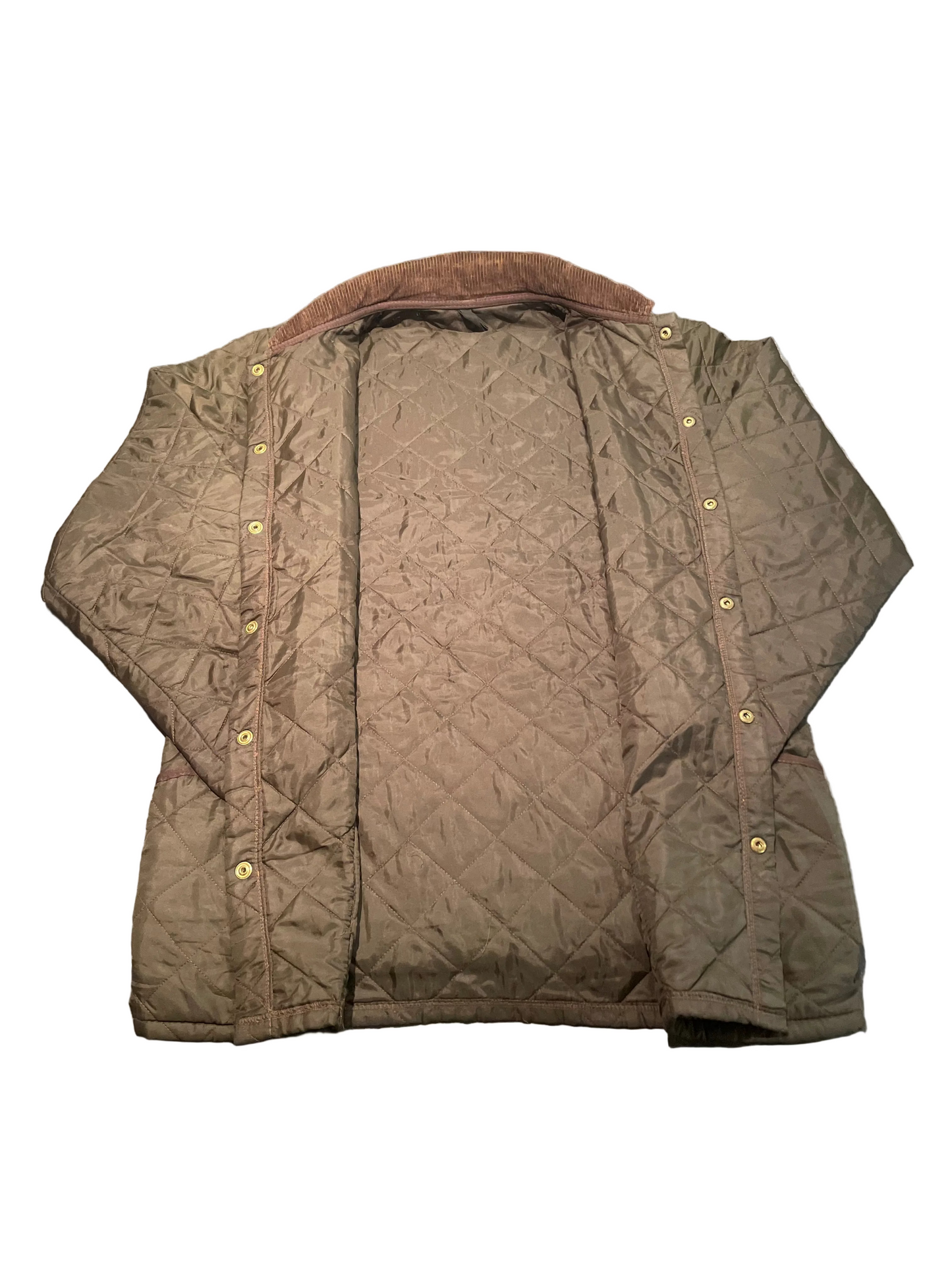 Barbour Dark Green Quilted Jacket, Size S