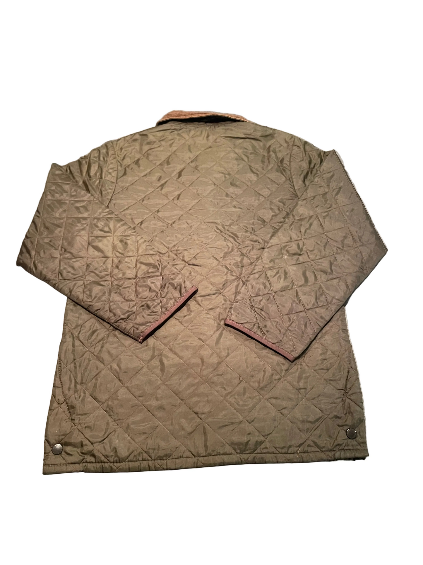 Barbour Dark Green Quilted Jacket, Size S