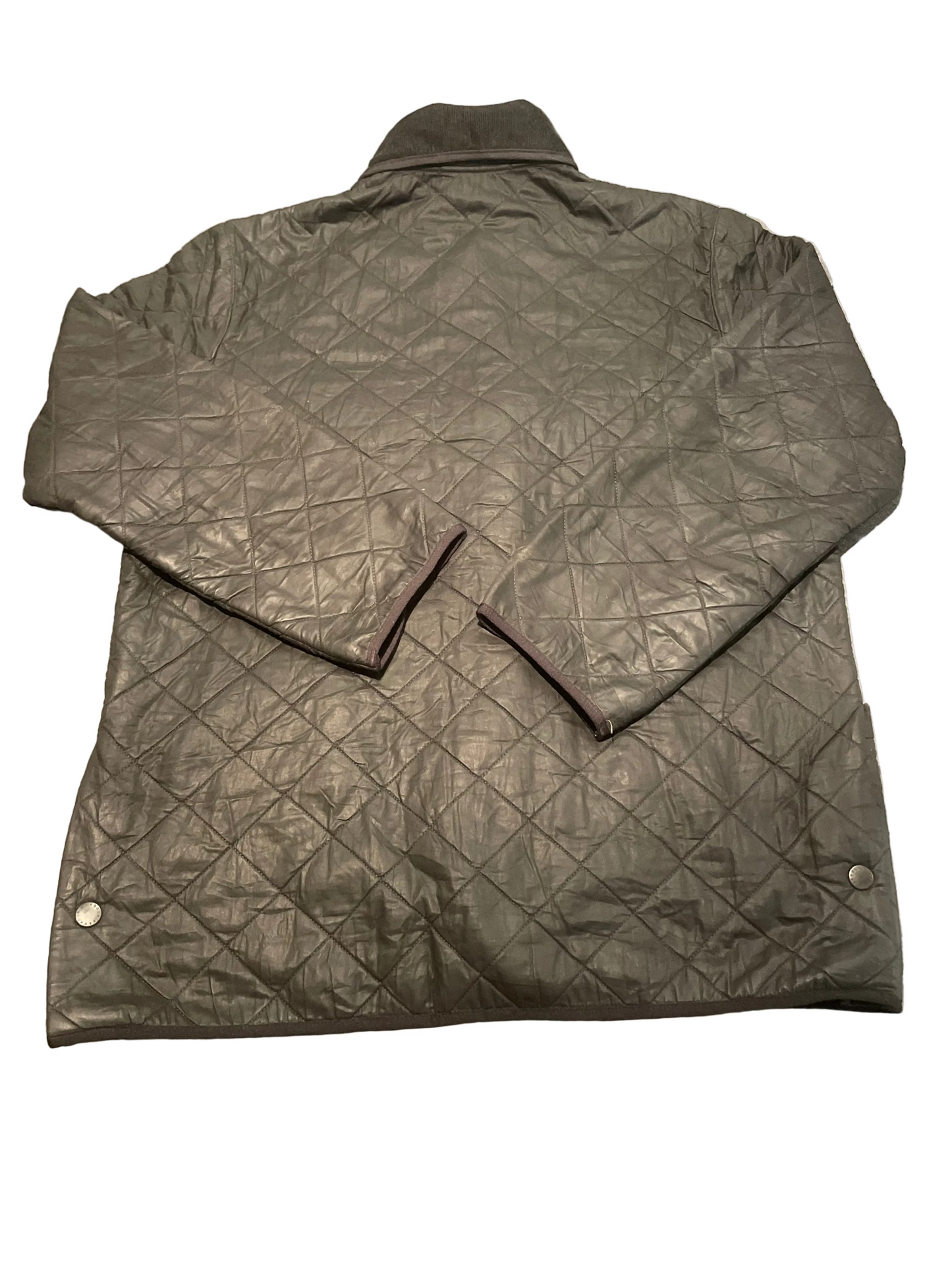 Barbour Mens Black Quilted Jacket, Size 2XL