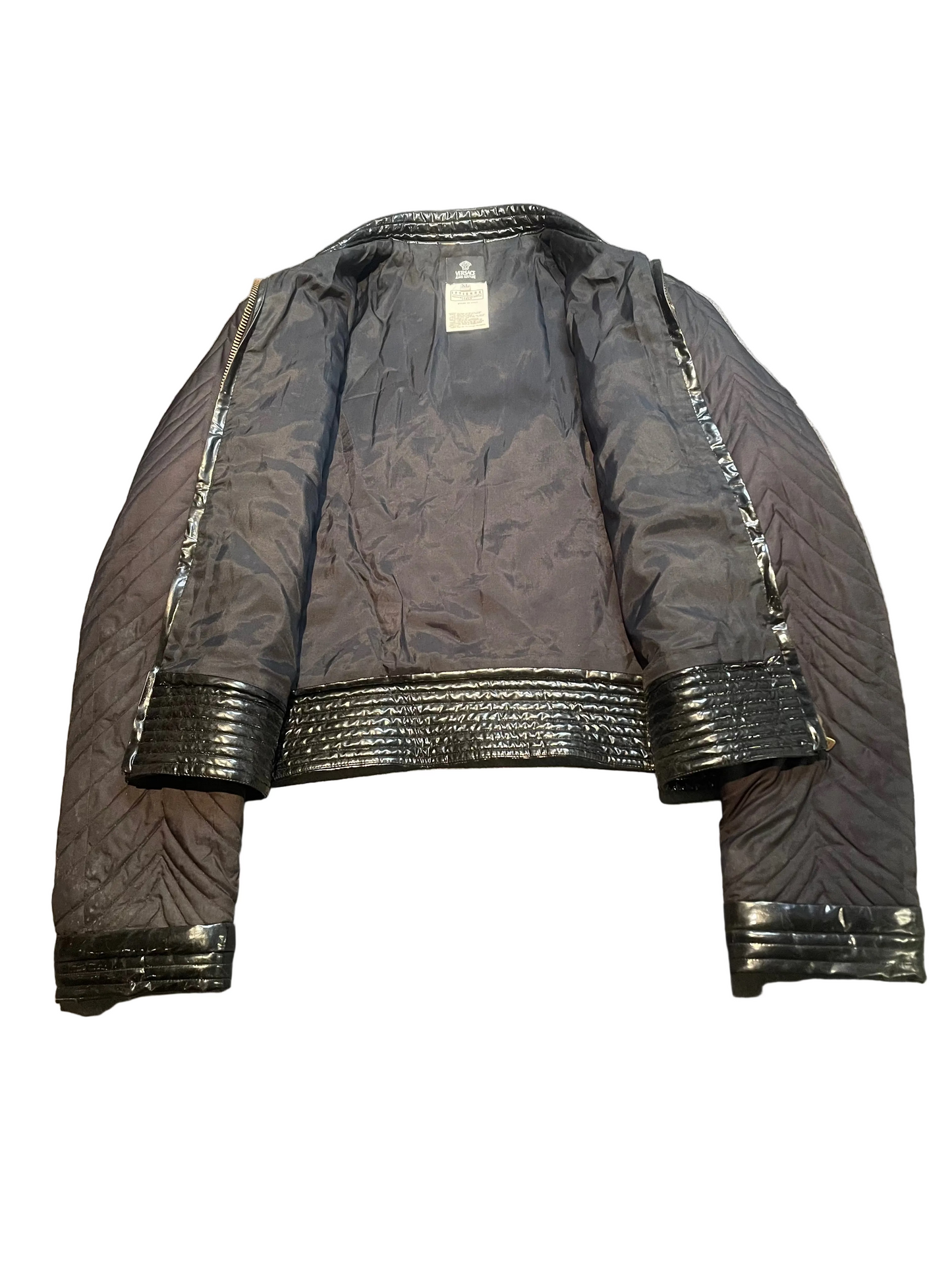 Versace 90s Ladies Puffer Coat, Size XL RARE