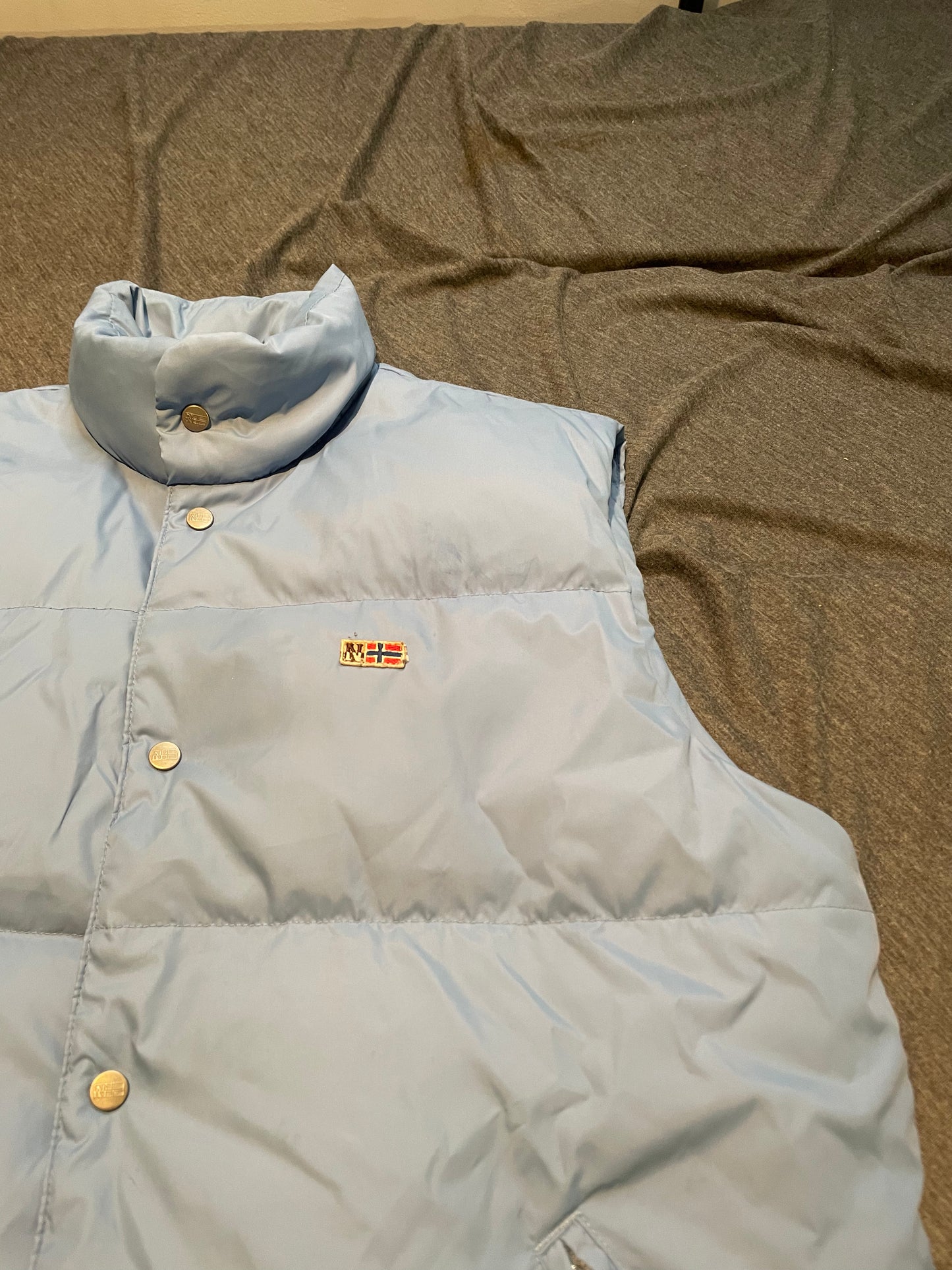 Napapijri Ladies Blue Down Gilet, Size 16