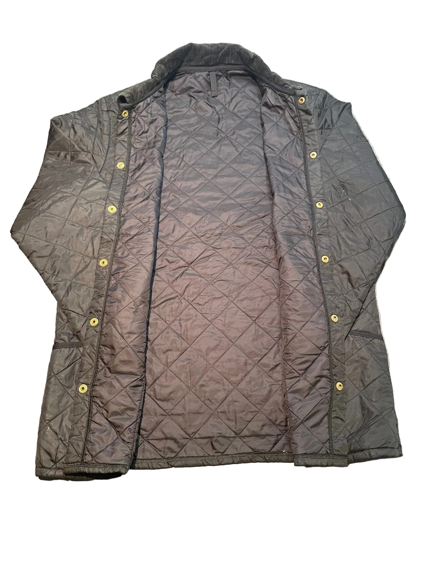 Barbour Black Quilted Jacket, Size XL