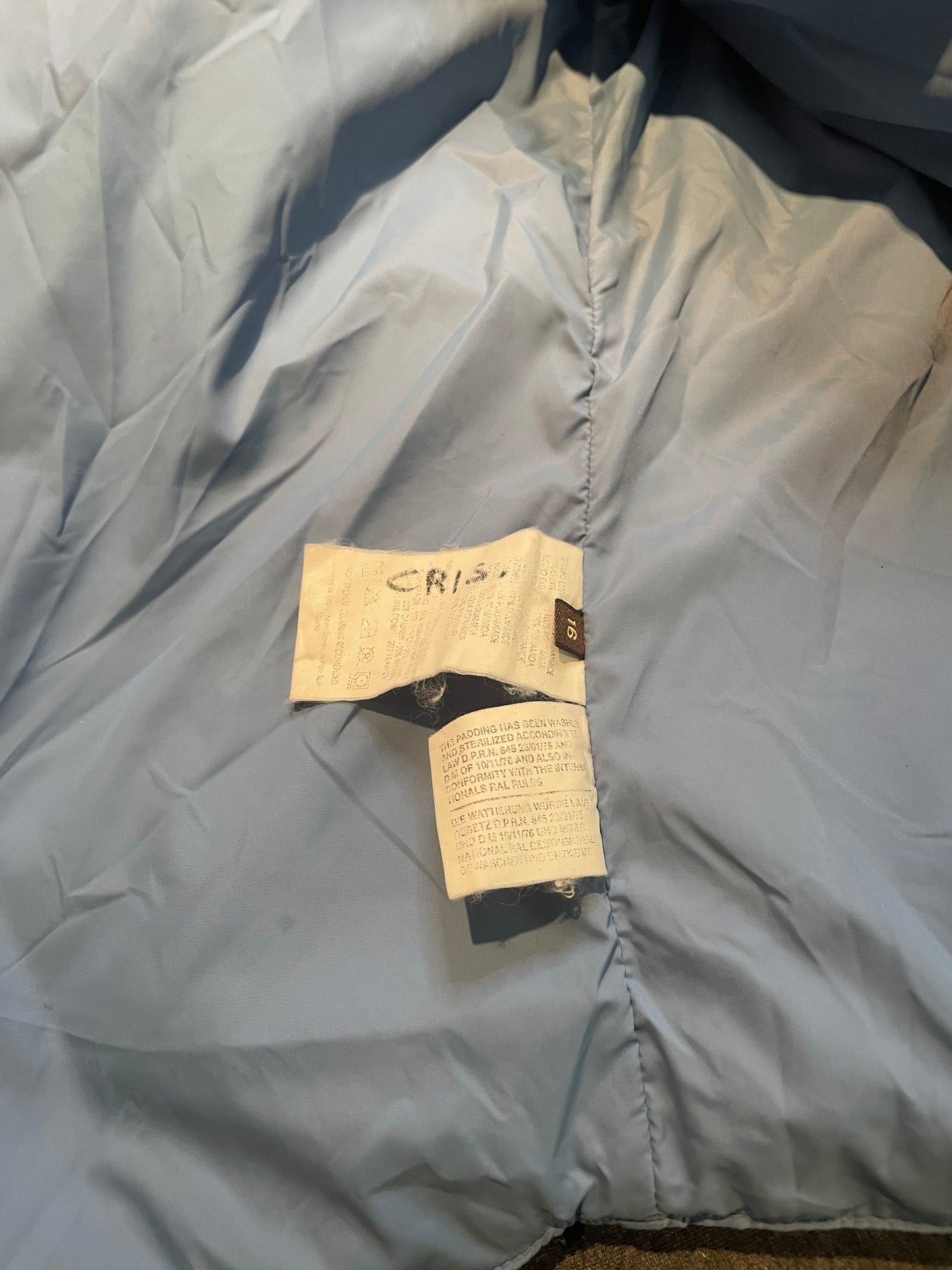 Napapijri Ladies Blue Down Gilet, Size 16