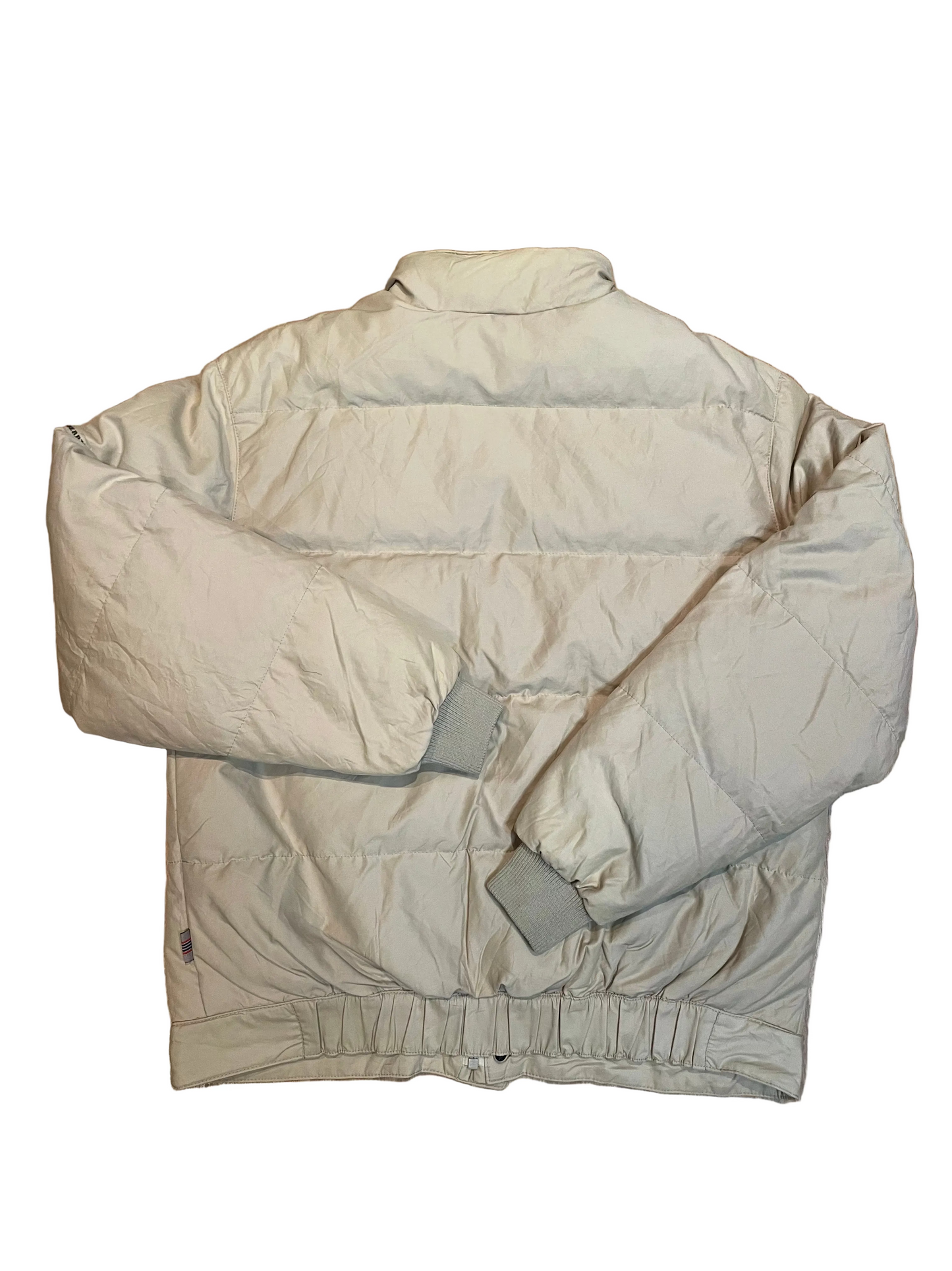 Burberry Doudone Puffer Down Jacket, Cream, Size S/M
