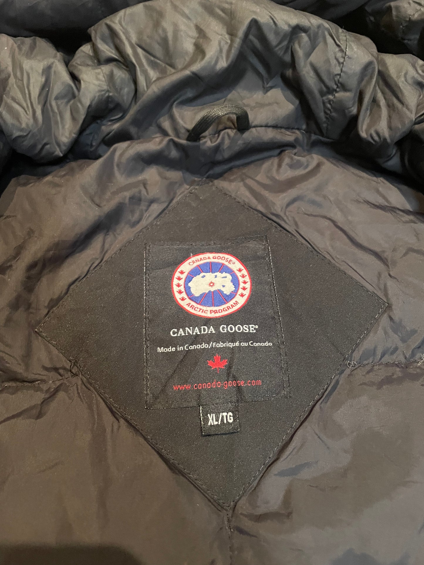 Canada Goose Langford Down Parka, Black, Size XL