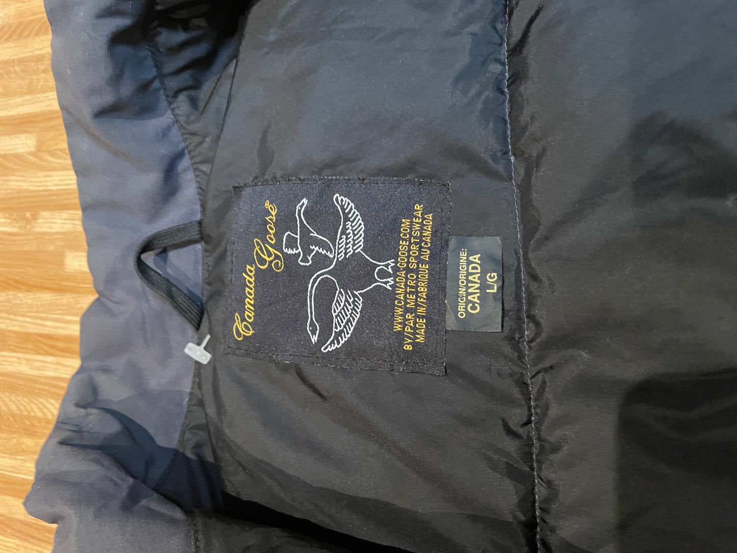 Canada Goose Down Gilet, Old Logo, Size L