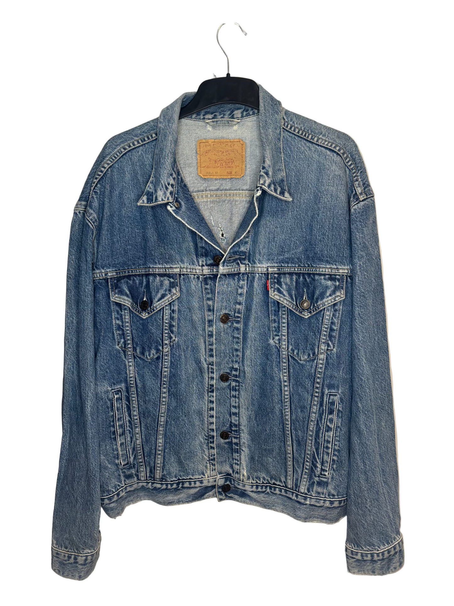 Levis Blue Washed Denim jacket XXL