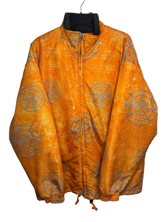 Funky Ski 90s Jacket, Orange Pattern, XL