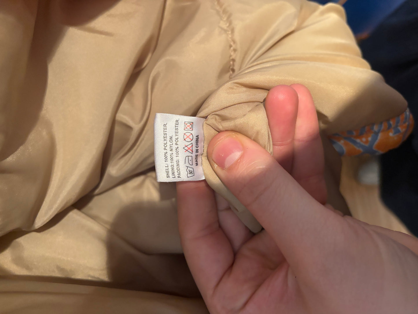 Funky Ski 90s Jacket, Orange Pattern, XL