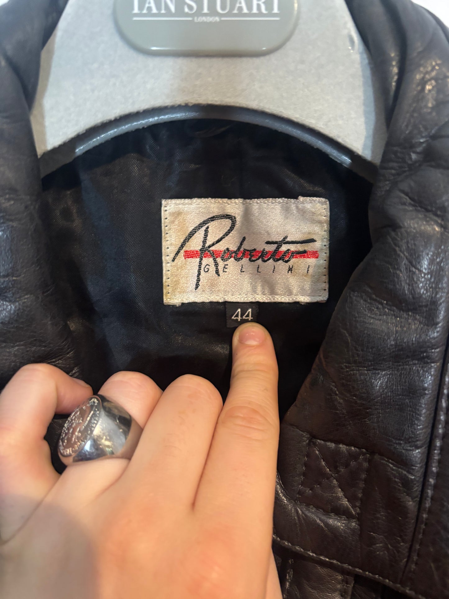 Roberto Gellini Italian Leather Jacket EU44/L