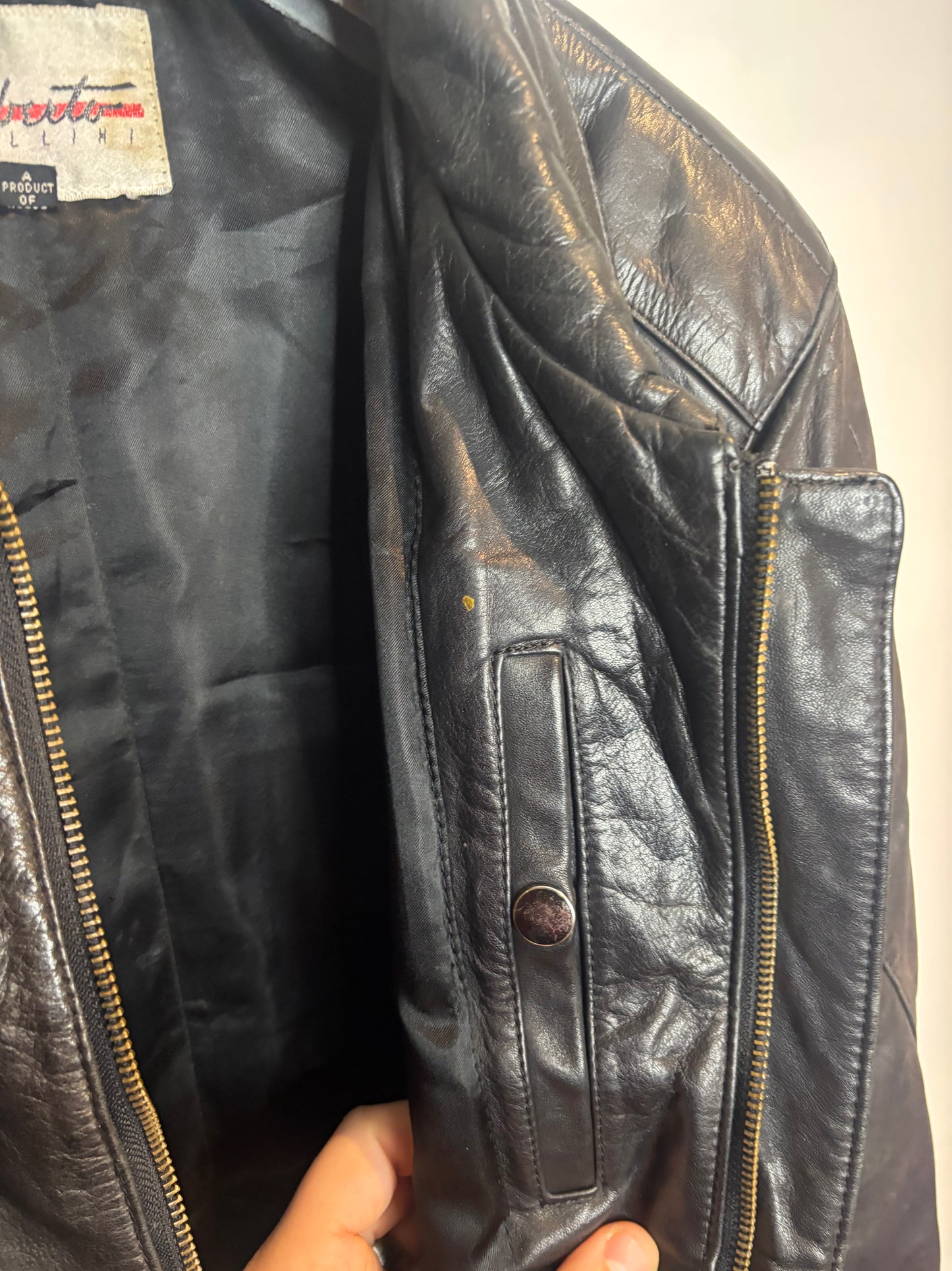 Roberto Gellini Italian Leather Jacket EU44/L