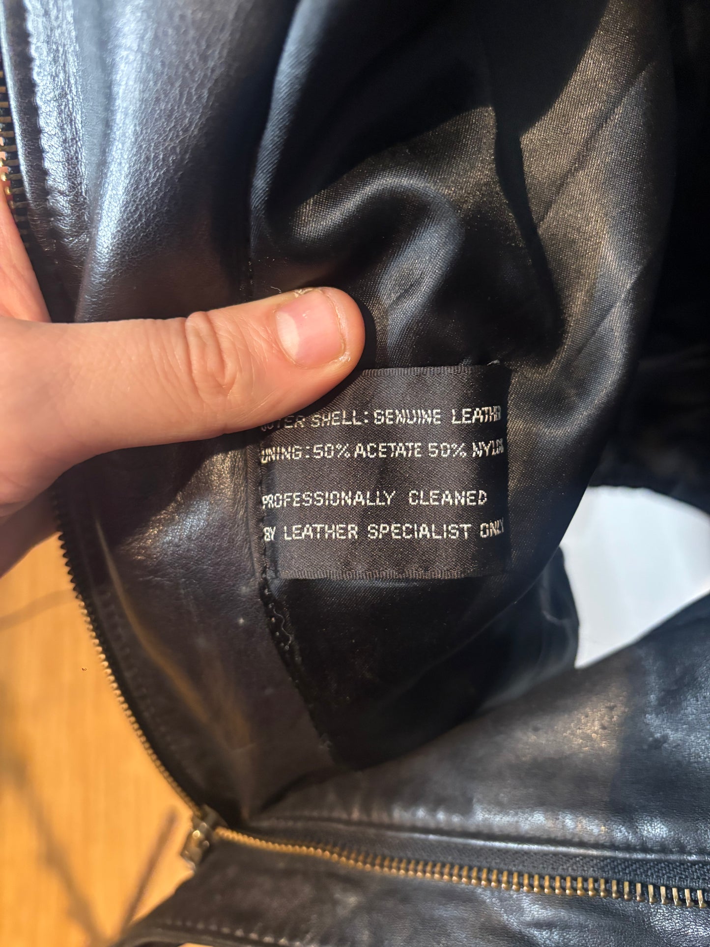 Roberto Gellini Italian Leather Jacket EU44/L